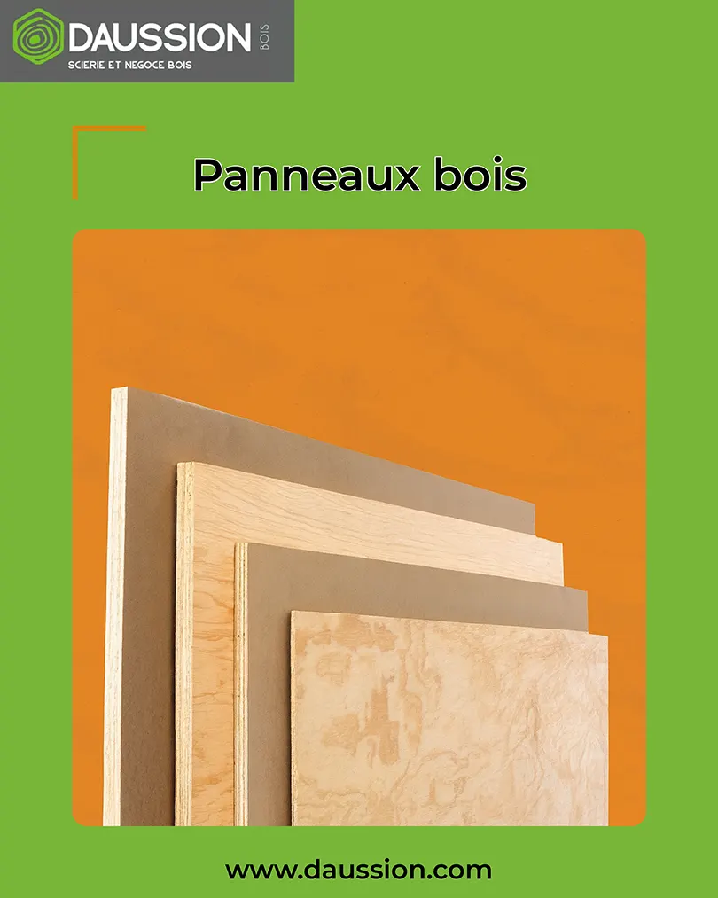 Medium, contreplaqué, OSB, mélaminé, panneaux massifs, 3 plis